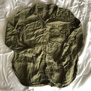 Merona Tops - Olive button up shirt from Merona (Target brand) Merona Tops - Olive button up shirt from Merona (Target brand)
